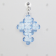 Small Cross - Earrings Pervenche - 1